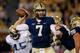ATLANTA, GA - NOVEMBER 02: Tom Savage #7 of the Pittsburgh Panthers looks to pass against the Georgia Tech Yellow Jackets at Bobby Dodd Stadium on November 2, 2013 in Atlanta, Georgia. (Photo by Kevin C. Cox/Getty Images)