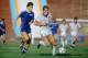 16 Jun 1985: Kerry Dixon of England in action during a match against the USA in Los Angeles, California, USA. England won the match 5-0. \ Mandatory Credit: Tony Duffy/Allsport