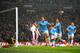 MANCHESTER, ENGLAND - MAY 07: Edin Dzeko of Manchester City celebrates scoring the opening goal during the Barclays Premier League match between Manchester City and Aston Villa at Etihad Stadium on May 7, 2014 in Manchester, England. (Photo by Michael R