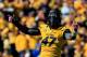 COLUMBIA, MO - OCTOBER 19: Defensive lineman Kony Ealy #47 of the Missouri Tigers reacts after a sack of quarterback Tyler Murphy #3 of the Florida Gator sduring the game at Faurot Field/Memorial Stadium on October 19, 2013 in Columbia, Missouri. (Photo