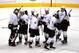 LOS ANGELES, CA - MAY 8: The Anaheim Ducks celebrate after defeating the Los Angeles Kings in Game Three of the Second Round of the 2014 Stanley Cup Playoffs at Staples Center on May 8, 2014 in Los Angeles, California. (Photo by Noah Graham/NHLI via Gett