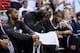 MIAMI, FL - MAY 08: Kevin Garnett #2 of the Brooklyn Nets sits dejected on the bench during the fourth quarter of Game Two of the Eastern Conference Semifinals of the 2014 NBA Playoffs at American Airlines Arena on May 8, 2014 in Miami, Florida. NOTE TO U