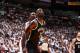 MIAMI, FL - MAY 8: Kevin Garnett #2 of the Brooklyn Nets looks on against the Miami Heat during Game Two of the Eastern Conference Semifinals of the 2014 NBA playoffs at American Airlines Arena in Miami, Florida on May 8, 2014. NOTE TO USER: User express