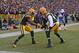 GREEN BAY, WI - DECEMBER 23: Randall Cobb #18 of the Green Bay Packers (L) celebrates a touchdown catch with Greg Jennings #85 against the Tennessee Titans at Lambeau Field on December 23, 2012 in Green Bay, Wisconsin. The Packers defeated the Titans 55-7