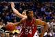 ORLANDO, FL - MARCH 20: T.J. Warren #24 of the North Carolina State Wolfpack drives to the basket against Jake Barnett #30 of the Saint Louis Billikens during the second round of the 2014 NCAA Men's Basketball Tournament at Amway Center on March 20, 2014