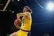 INGLEWOOD, CA - CIRCA 1987: Kurt Rambis #31 of the Los Angeles Lakers rebounds circa 1987 at the Great Western Forum in Inglewood, California. NOTE TO USER: User expressly acknowledges and agrees that, by downloading and or using this photograph, User is