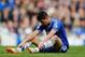 LONDON, ENGLAND - APRIL 19: Oscar of Chelsea reacts to a missed chance during the Barclays Premier League match between Chelsea and Sunderland at Stamford Bridge on April 19, 2014 in London, England. (Photo by Jamie McDonald/Getty Images)