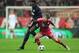 MUNICH, GERMANY - APRIL 09: Danny Welbeck of Manchester United challenges Toni Kroos of Bayern Muenchen during the UEFA Champions League Quarter Final second leg match between FC Bayern Muenchen and Manchester United at Allianz Arena on April 9, 2014 in M