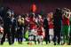 LONDON, ENGLAND - MAY 04: Bacary Sagna of Arsenal applauds the fans with his family after the Barclays Premier League match between Arsenal and West Bromwich Albion at the Emirates Stadium on May 4, 2014 in London, England. (Photo by Shaun Botterill/Get