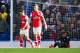 LONDON, ENGLAND - MARCH 22: A dejected Mikel Arteta and Laurent Koscielny of Arsenal after conceding a fourth goal during the Barclays Premier League match between Chelsea and Arsenal at Stamford Bridge on March 22, 2014 in London, England. (Photo by Sh