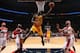 WASHINGTON, DC - MAY 9: Lance Stephenson #1 of the Indiana Pacers shoots against John Wall #2 and Marcin Gortat #4 of the Washington Wizards in Game Three of the Eastern Conference Semifinals during the 2014 NBA Playoffs at the Verizon Center on May 9, 20