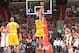 OKLAHOMA CITY, OK - MAY 11: Roy Hibbert #55 of the Indiana Pacers shoots the ball against the Washington Wizards during Game Four of the Western Conference Semifinals on May 11, 2014 at the Verizon Center, in Washington DC. NOTE TO USER: User expressly ac