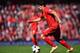 LIVERPOOL, ENGLAND - MAY 11: Luis Suarez of Liverpool in action during the Barclays Premier League match between Liverpool and Newcastle United at Anfield on May 11, 2014 in Liverpool, England. (Photo by Laurence Griffiths/Getty Images)