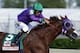 May 3, 2014; Louisville, KY, USA; Victor Espinoza aboard California Chrome (5) during the 2014 Kentucky Derby at Churchill Downs. Mandatory Credit: Brian Spurlock-USA TODAY Sports