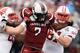 ORLANDO, FL - JANUARY 01: Jadeveon Clowney #7 of the South Carolina Gamecocks in action during their game against the Wisconsin Badgers at the Capital One Bowl on January 1, 2014 in Orlando, Florida. (Photo by Scott Halleran/Getty Images)