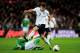 LONDON, ENGLAND - NOVEMBER 19: Adam Lallana of England is tackled by Toni Kroos of Germany during the international friendly match between England and Germany at Wembley Stadium on November 19, 2013 in London, England. (Photo by Shaun Botterill/Getty I
