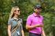 Sergio Garcia with girlfriend, Katharina Boehm.