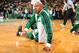 BOSTON, MA - DECEMBER 6: Keith Bogans #4 of the Boston Celtics warms up before the game against the Denver Nuggets on December 6, 2013 at the TD Garden in Boston, Massachusetts. NOTE TO USER: User expressly acknowledges and agrees that, by downloading a