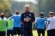 ST ALBANS, ENGLAND - MAY 14: Arsene Wenger of Arsenal looks on during a training session ahead of the FA Cup Final match between Arsenal and Hull City at London Colney on May 14, 2014 in St Albans, England. (Photo by Clive Mason/Getty Images)