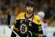BOSTON, MA - MAY 10: Zdeno Chara #33 of the Boston Bruins during warm ups before the game against the Montreal Canadiens in Game Five of the Second Round of the 2014 Stanley Cup Playoffs at TD Garden on May 10, 2014 in Boston, Massachusetts. (Photo by Bri