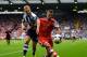 WEST BROMWICH, ENGLAND - AUGUST 17: Morgan Schneiderlin of Southampton battles with Matej Vydra of West Bromwich Albion during the Barclays Premier League match between West Bromwich Albion and Southampton at The Hawthorns on August 17, 2013 in West Bromw
