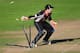 TAUNTON, ENGLAND - SEPTEMBER 11: Tony Palladino of Essex can't even make the frame as he is run out by Craig Keiswetter of Somerset during the Clydesdale Bank 40 Semi Final between Somerset and Essex on September 11, 2010 in Taunton, England. (Photo by