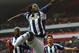 SUNDERLAND, ENGLAND - NOVEMBER 24: Romelu Lukaku of West Brom celebrates scoring to make it 3-1 during the Barclays Premier League match between Sunderland and West Bromwich Albion at the Stadium of Light on November 24, 2012 in Sunderland, England. (Pho