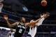 May 2, 2014; Dallas, TX, USA; San Antonio Spurs forward Kawhi Leonard (2) battles with Dallas Mavericks guard Vince Carter (25) for the ball in game six of the first round of the 2014 NBA Playoffs at American Airlines Center. Mandatory Credit: Kevin Jair