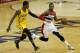 May 15, 2014; Washington, DC, USA; Washington Wizards guard Bradley Beal (3) dribbles the ball as Indiana Pacers forward Paul George (24) defends in the first quarter in game six of the second round of the 2014 NBA Playoffs at Verizon Center. Mandatory Cr