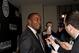 AUBURN HILLS, MI - MARCH 28: Former 'Bad Boys' Detroit Pistons player Isiah Thomas attend a game against the Miami Heat to honor the 1989 NBA Championship team and to celebrate the 25th Anniversary of their first NBA Championship at the Palace of Auburn
