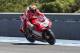 JEREZ DE LA FRONTERA, SPAIN - MAY 03: Andrea Dovizioso of Italy and Ducati Team lifts the rear wheel during the MotoGp of Spain - Qualifying at Circuito de Jerez on May 3, 2014 in Jerez de la Frontera, Spain. (Photo by Mirco Lazzari gp/Getty Images)