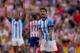 MADRID, SPAIN - MAY 11: Weligton Robson of Malaga CF protests to the referee during the La Liga match between Club Atletico de Madrid and Malaga CF at Vicente Calderon Stadium on May 11, 2014 in Madrid, Spain. (Photo by Gonzalo Arroyo Moreno/Getty Images