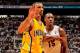 MIAMI, FL - MAY 24: George Hill #3 of the Indiana Pacers calls for the ball against Mario Chalmers #15 of the Miami Heat in Game Two of the Eastern Conference Finals during the 2013 NBA Playoffs on May 24, 2013 at American Airlines Arena in Miami, Florida