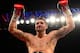 CARDIFF, WALES - MAY 17: Nathan Cleverly celebrates his victory over Shaun Corbin after their WBA Inter-Continental Cruiserweight Title bout at the Motorpoint Arena on May 17, 2014 in Cardiff, Wales. (Photo by Dan Mullan/Getty Images)