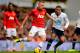 LONDON, ENGLAND - DECEMBER 01: Aaron Lennon of Tottenham Hotspur marshalls Tom Cleverley of Manchester United during the Barclays Premier League Match between Tottenham Hotspur and Manchester United at White Hart Lane on December 1, 2013 in London, Engla