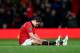MANCHESTER, ENGLAND - JANUARY 22: A dejected Javier Hernandez of manchhester United reacts after a missed chance on goal during the Capital One Cup semi final, second leg match between Manchester United and Sunderland at Old Trafford on January 22, 2014