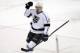 Apr 26, 2014; San Jose, CA, USA; Los Angeles Kings center Tyler Toffoli (73) reacts after scoring a goal against the San Jose Sharks during the first period in game five of the first round of the 2014 Stanley Cup Playoffs at SAP Center at San Jose. Mandat