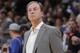 OAKLAND, CA - APRIL 14: Owner Joe Lacob of the Golden State Warriors during a game against the Minnesota Timberwolves on April 14, 2014 at Oracle Arena in Oakland, California. NOTE TO USER: User expressly acknowledges and agrees that, by downloading and o