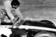 Brabham pushes his car home.