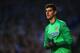 LONDON, ENGLAND - APRIL 30: Thibaut Courtois of Club Atletico de Madrid looks on during the UEFA Champions League semi-final second leg match between Chelsea and Club Atletico de Madrid at Stamford Bridge on April 30, 2014 in London, England. (Photo by