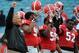Dec 22, 2013; Jacksonville, FL, USA; Georgia Bulldogs head coach Mark Richt leads his team before the game against the Nebraska Cornhuskers at EverBank Field. Mandatory Credit: Melina Vastola-USA TODAY Sports