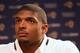EARTH CITY, MO - MAY 13: St. Louis Rams draft pick Michael Sam addresses the media during a press conference at Rams Park on May 13, 2014 in Earth City, Missouri. (Photo by Dilip Vishwanat/Getty Images)