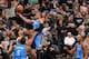 SAN ANTONIO, TX - MAY 19: Russell Westbrook #0 of the Oklahoma City Thunder goes up for the layup against the San Antonio Spurs during Game One of the Western Conference Finals during the 2014 NBA Playoffs on May 19, 2014 at the AT&T Center in San Antonio