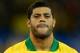 TORONTO, ON - NOVEMBER 19: Hulk #19 of Brazil stands by as the national anthem of Chile is played before a friendly match at Rogers Centre on November 19, 2013 in Toronto, Canada.Brazil defeated Chile 2-1. (Photo by Elsa/Getty Images)