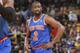 OAKLAND, CA - MARCH 30: Raymond Felton #2 of the New York Knicks in a game against the Golden State Warriors on March 30, 2014 at Oracle Arena in Oakland, California. NOTE TO USER: User expressly acknowledges and agrees that, by downloading and or using t