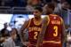 Dec 13, 2013; Orlando, FL, USA; Cleveland Cavaliers point guard Kyrie Irving (2) and shooting guard Dion Waiters (3) against the Orlando Magic during the first quarter at Amway Center. Mandatory Credit: Kim Klement-USA TODAY Sports