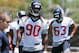 HOUSTON, TX - MAY 16: Jadeveon Clowney #90 of the Houston Texans during opening day of rookie minicamp on May 16, 2014 in Houston, Texas. (Photo by Bob Levey/Getty Images)