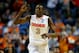 BUFFALO, NY - MARCH 20: Jerami Grant #3 of the Syracuse Orange reacts against the Western Michigan Broncos during the second round of the 2014 NCAA Men's Basketball Tournament at the First Niagara Center on March 20, 2014 in Buffalo, New York. (Photo by