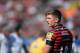 BARNET, ENGLAND - MAY 03: Owen Farrell of Saracens in action during the Aviva Premiership match between Saracens and Worcester Warriors at Allianz Park on May 3, 2014 in Barnet, England. (Photo by Christopher Lee/Getty Images)