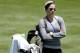 PEBBLE BEACH, CA - JUNE 16: Holly Sweeney, girlfriend of Rory McIlroy, looks on during a practice round prior to the start of the 110th U.S. Open at Pebble Beach Golf Links on June 16, 2010 in Pebble Beach, California. (Photo by Andrew Redington/Getty I